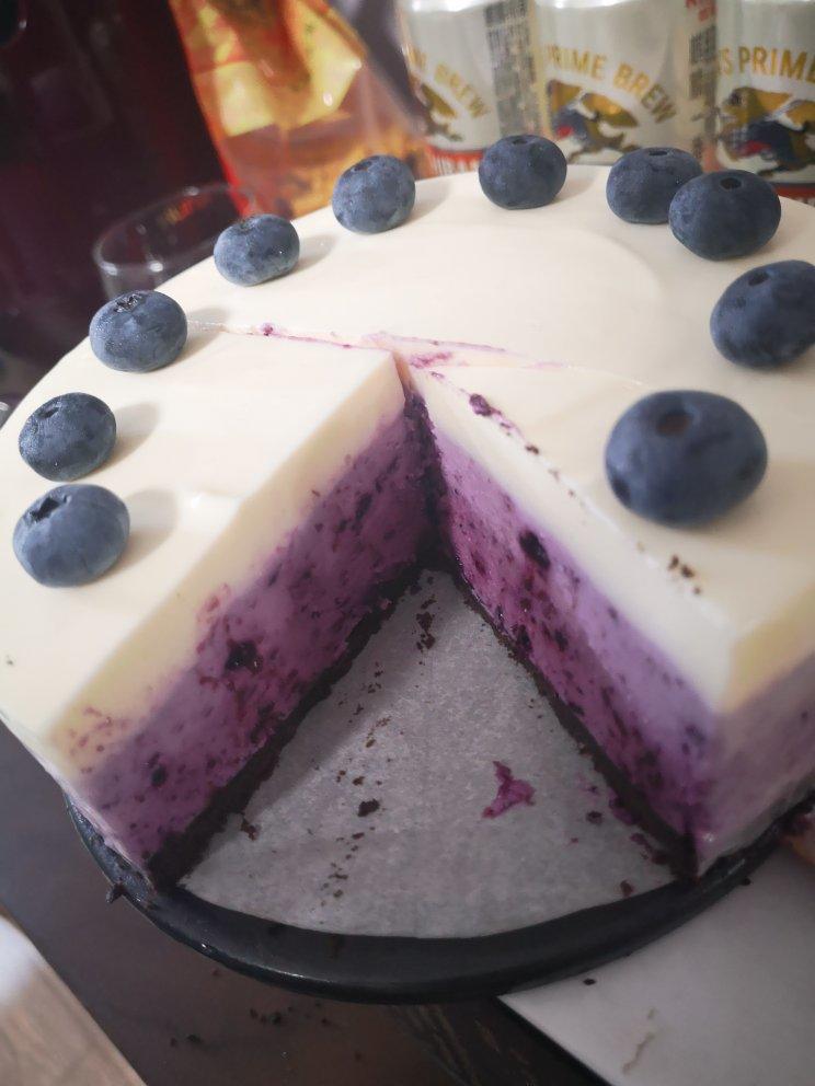 蓝莓慕斯（渐变+新手+简单+6寸）