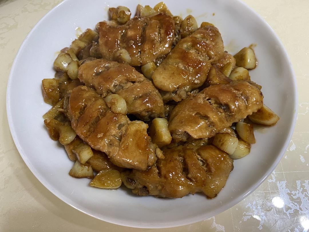 蒜香蚝油鸡翅中