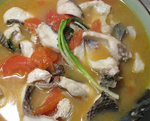 番茄黑鱼豆腐汤