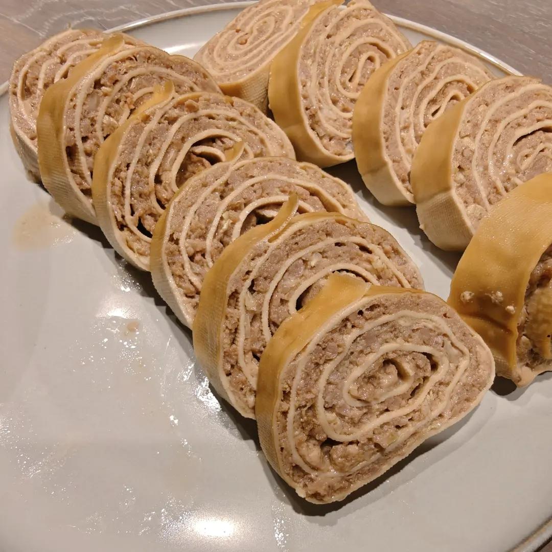 千张豆腐皮猪肉卷