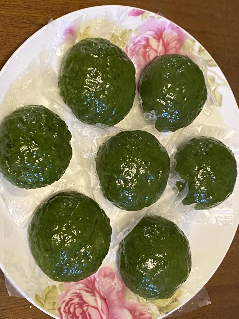 青团艾草粑粑清明团