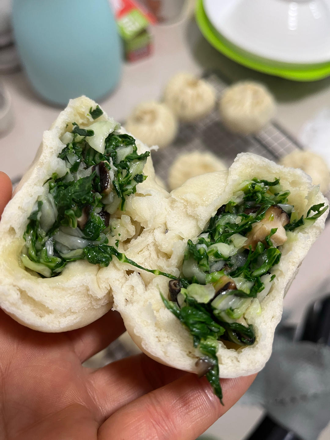 冬笋香菇菜包