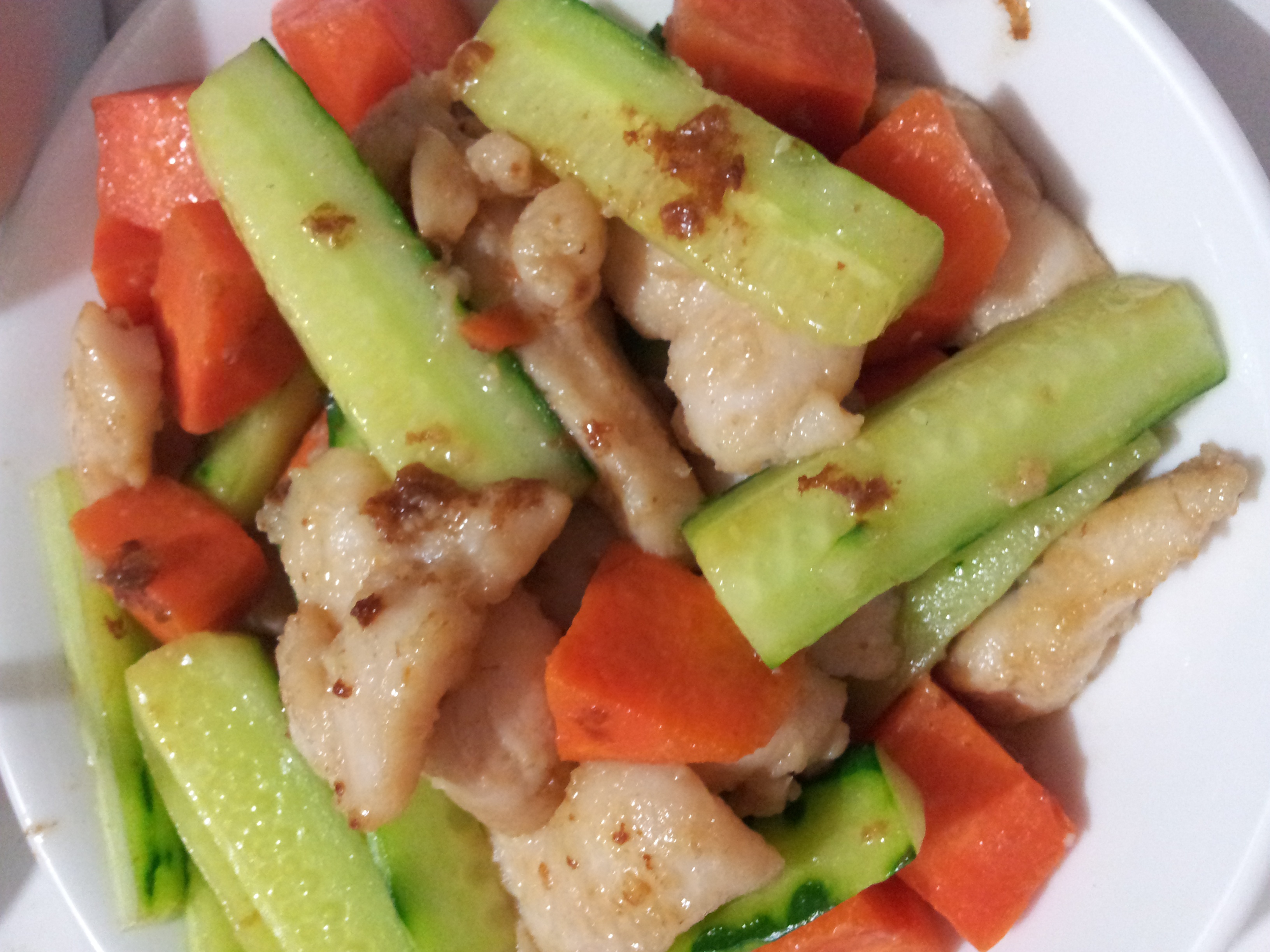 三宅六玉做的爆炒鱼丁