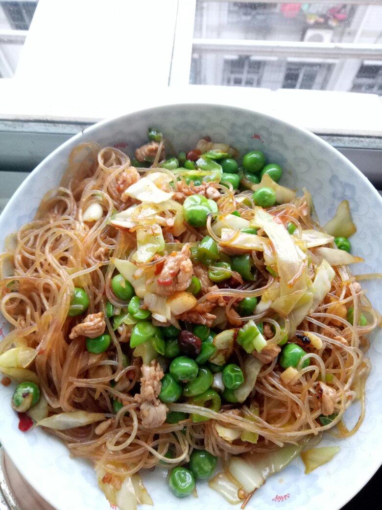 肉末炒粉丝 米小睡做的肉末炒粉丝 米小睡