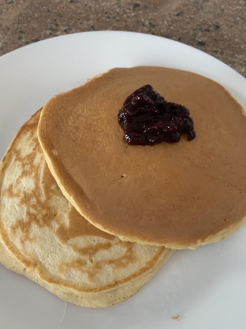 【减脂早餐】无油香蕉松饼（超简单）