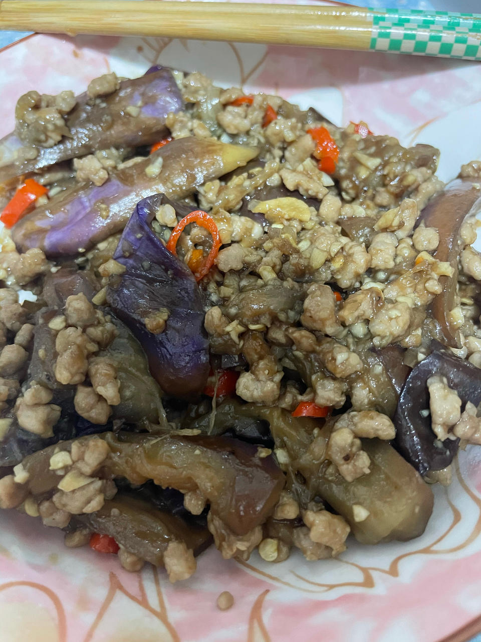肉沫茄子（非油炸健康版）文末另附万能鱼香汁配方。