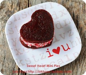 甜蜜爱心迷你蛋糕（馅饼） Sweet Heart Mini Pies的做法 步骤12