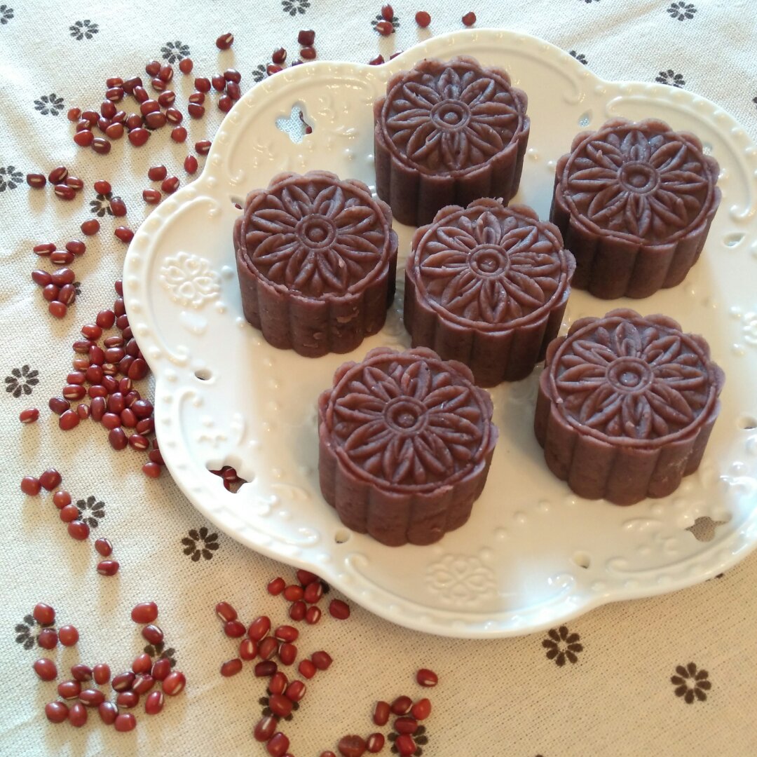 豪妈私房烘焙做的红豆糕