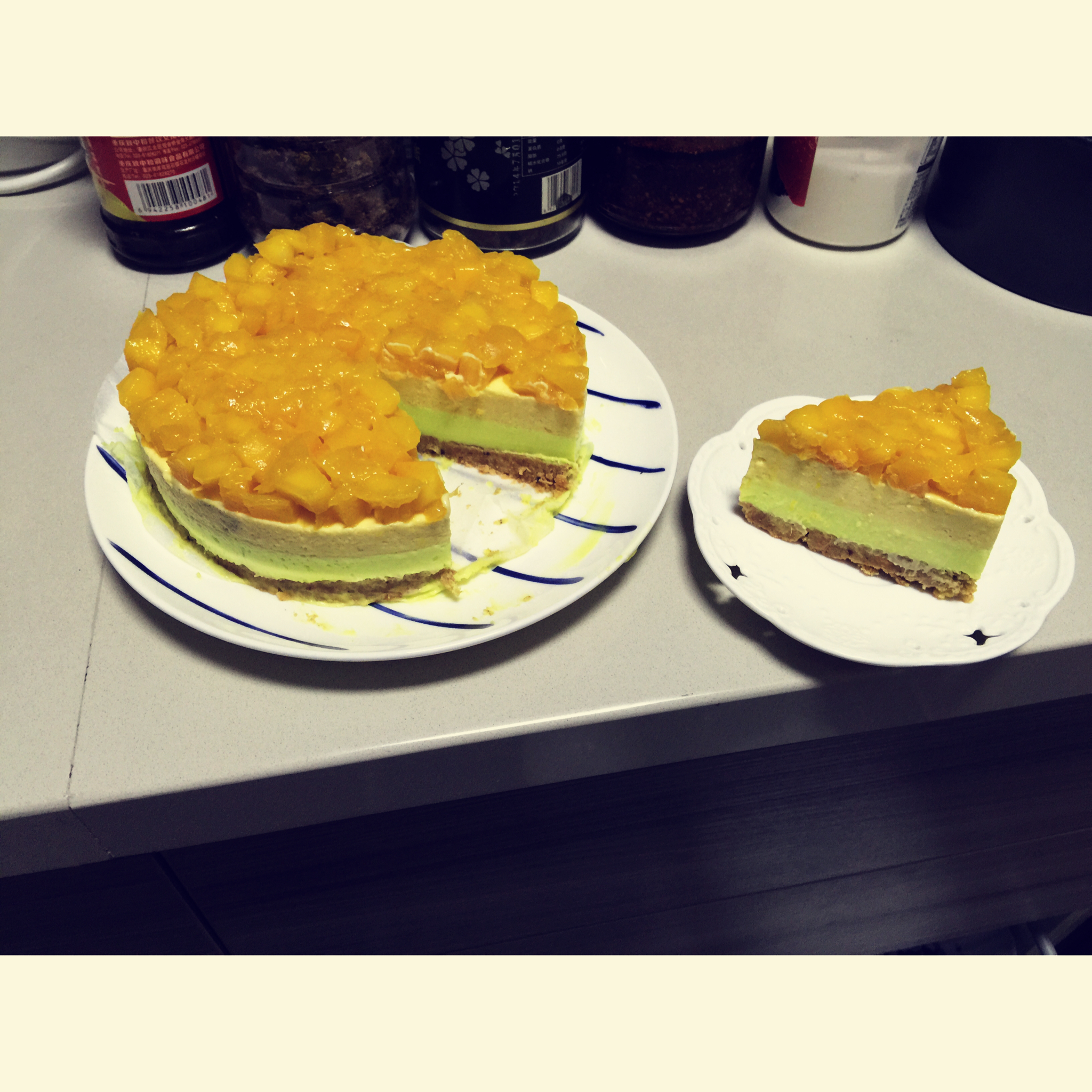 巧克力芒果慕斯