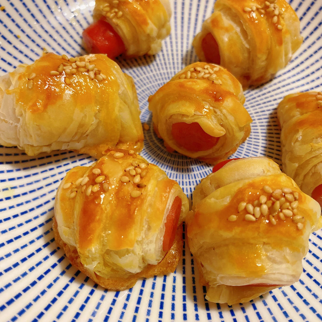 手抓饼新吃法—酥脆烤肠