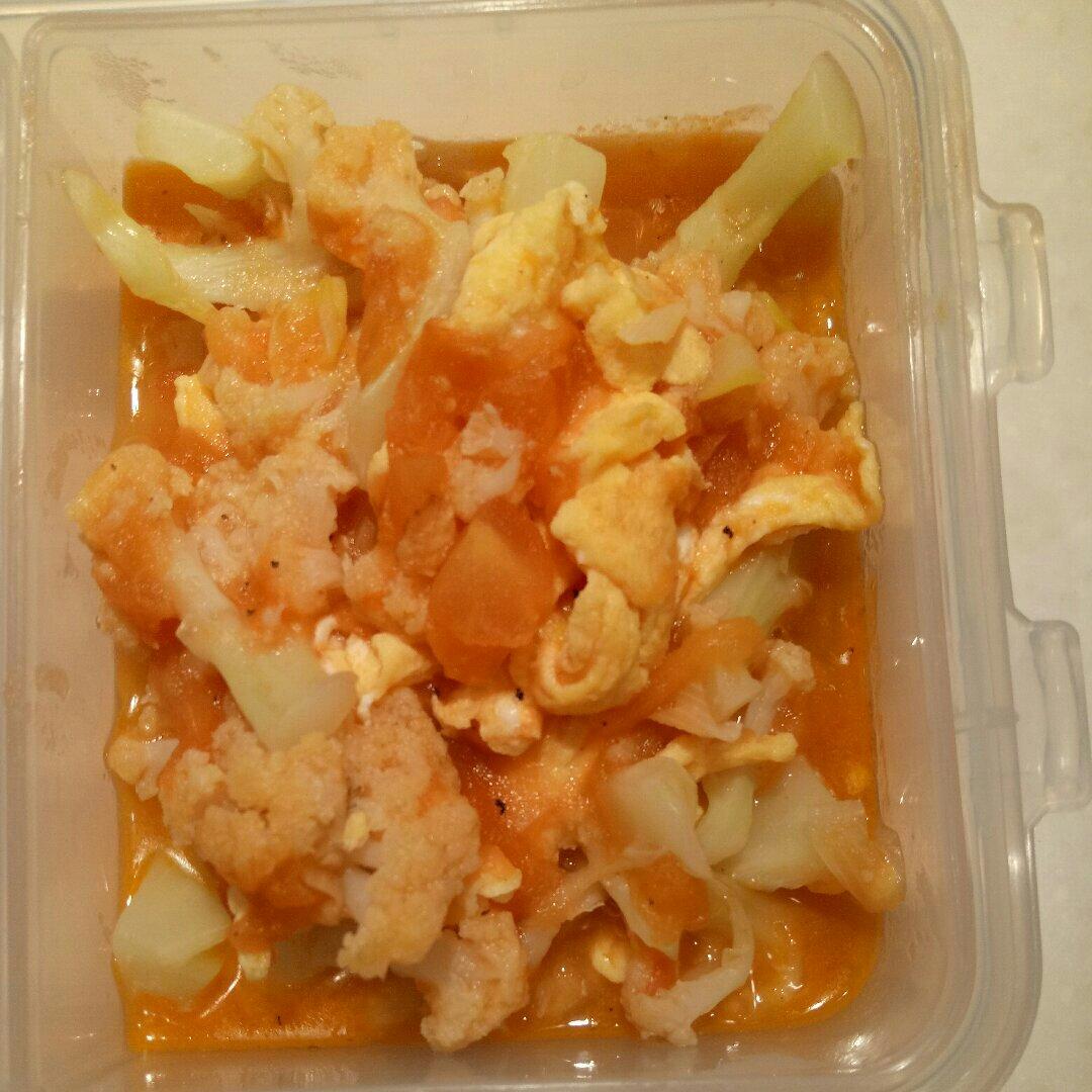 西红柿炒菜花