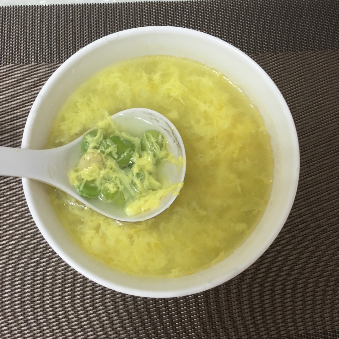蚕豆蛋花汤