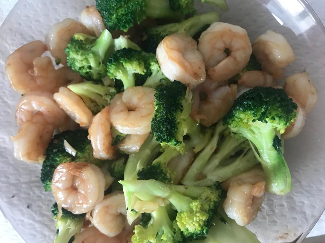 西兰花炒虾仁