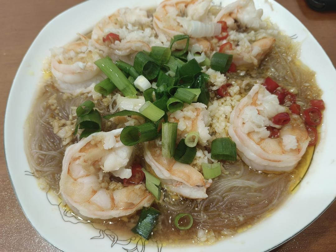 蒜蓉粉丝蒸虾