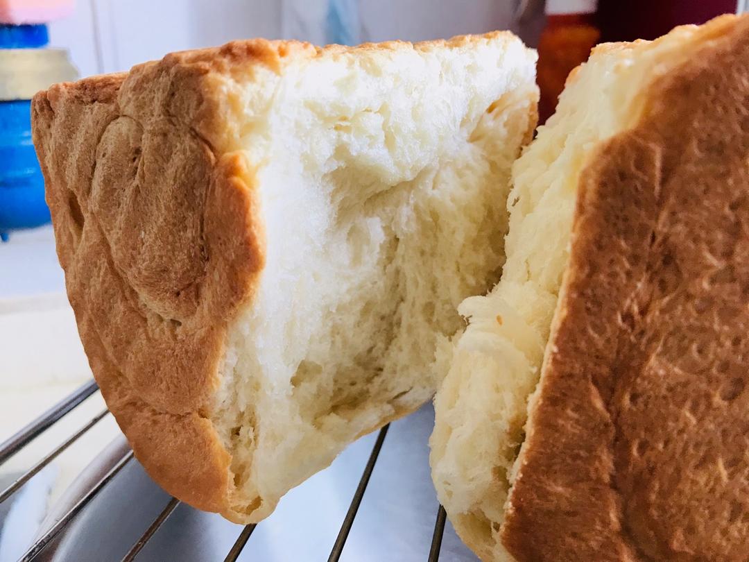 夺命软吐司(๑´ڡ`๑)超软拉丝极速方便的一次发酵吐司