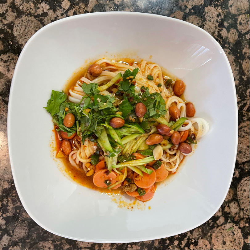 巨开胃‼️酸辣凉拌面‼️劲道爽滑，10分钟搞定，简单快手‼