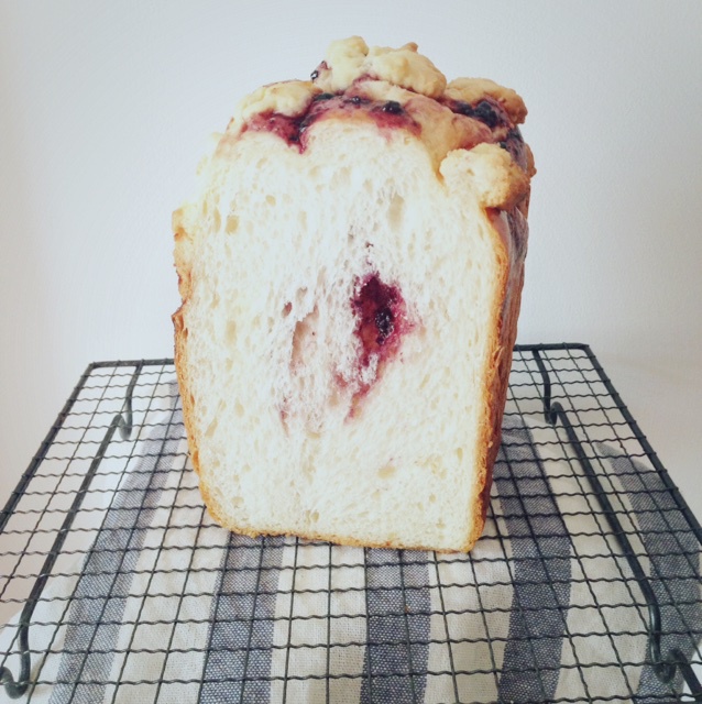 蓝莓吐司 -- 松下PT1000面包机版