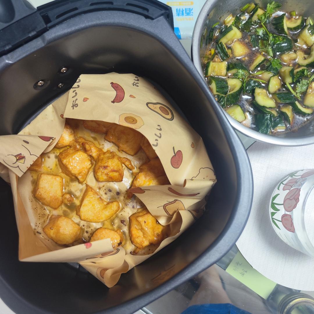 快手空气炸锅鸡胸肉，不柴有汁