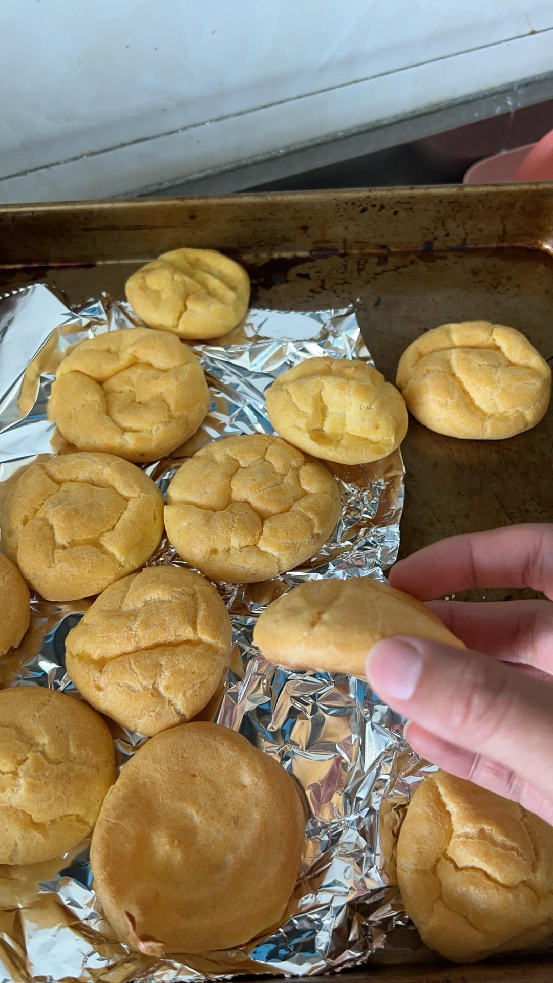 简单易成功的奶油小泡芙做法