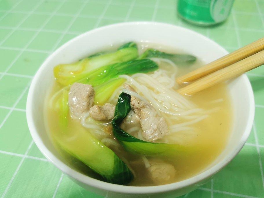 青菜肉丝面