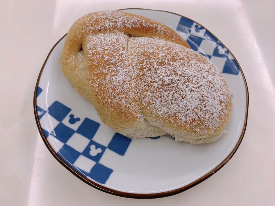 全麦牛奶蜜豆软欧