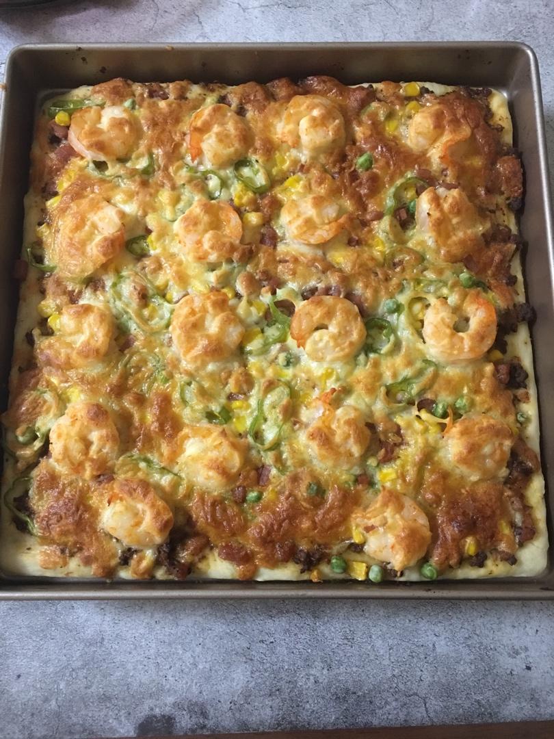 教你做意大利披萨的家庭做法，比意式古法窑烤披萨还好吃！一学就会！