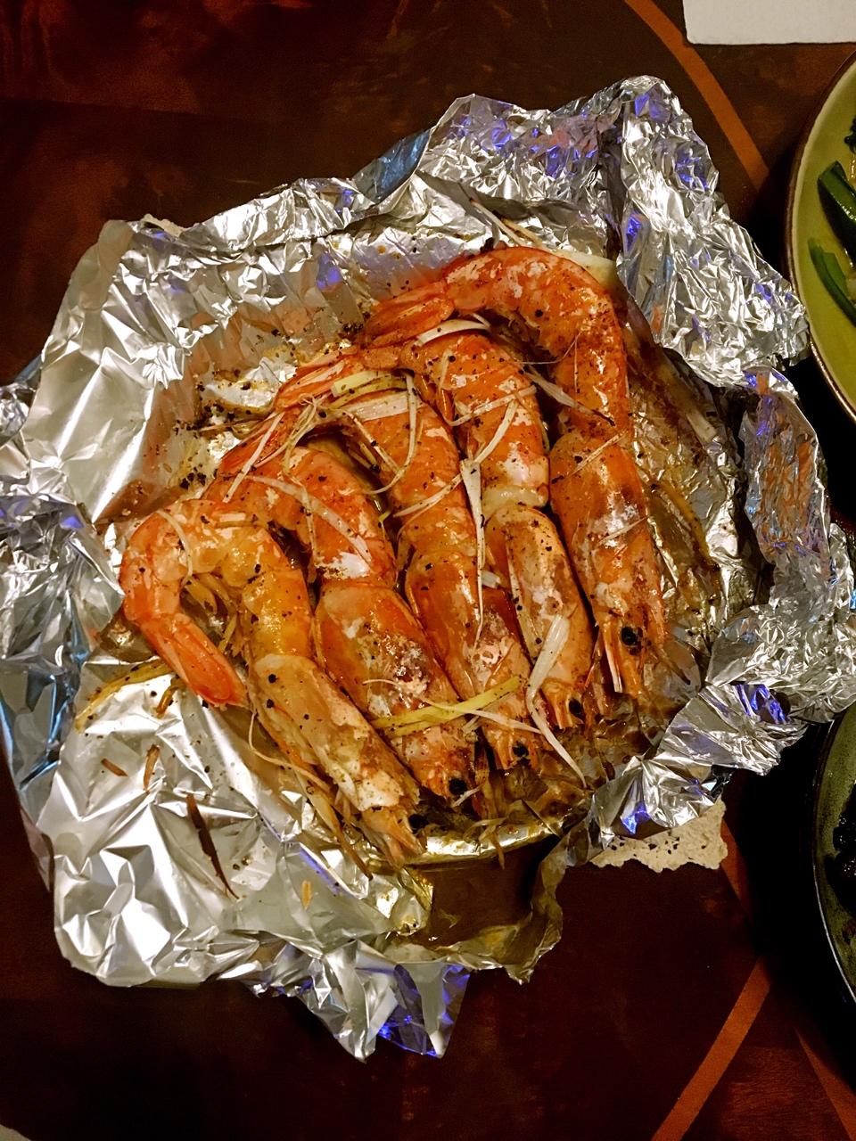 手机用户5339_0x5h做的盐烤阿根廷红虾