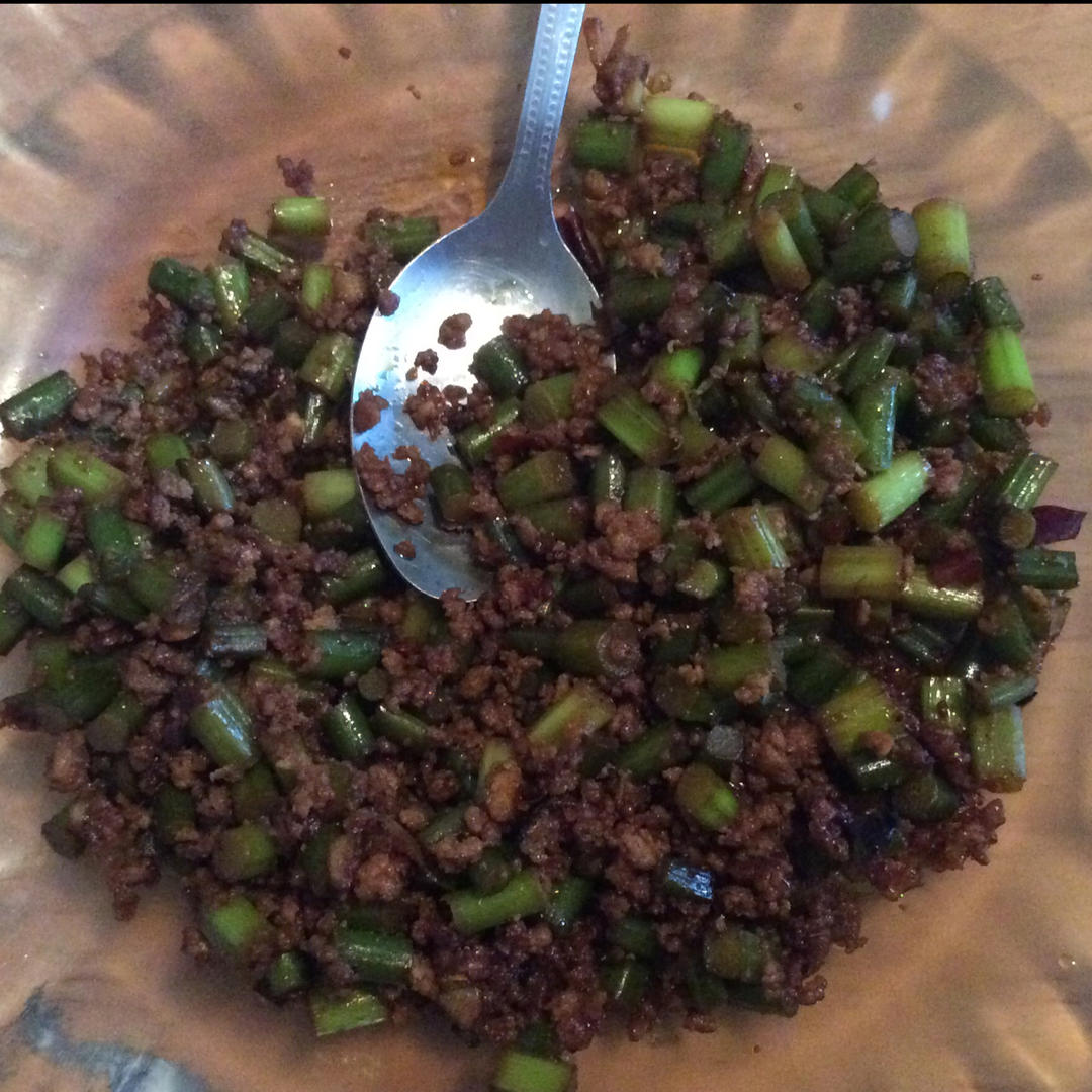 下饭菜～蒜苔肉末