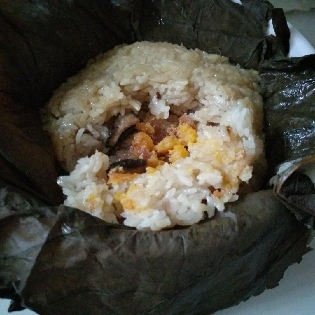 【荷叶糯米鸡】咸蛋黄升级版