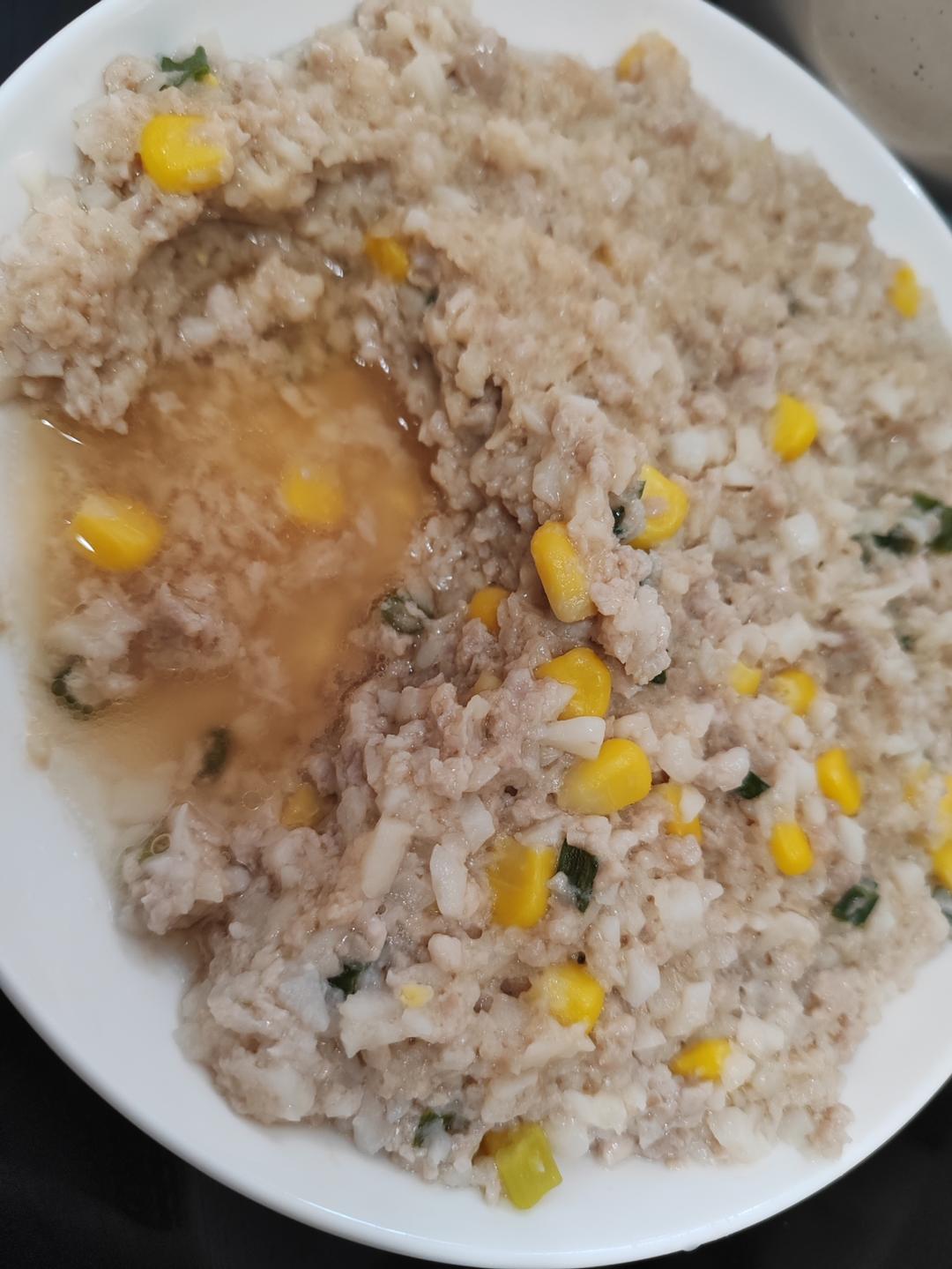 孩子爱吃的蒸肉饼