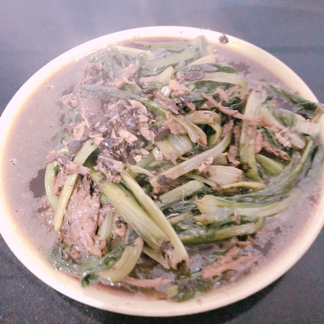 豆豉鲮鱼油麦菜