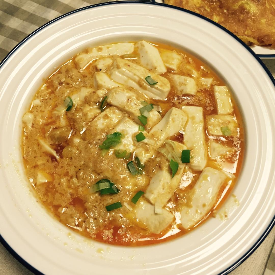 老丁的私房菜-蟹黄豆腐