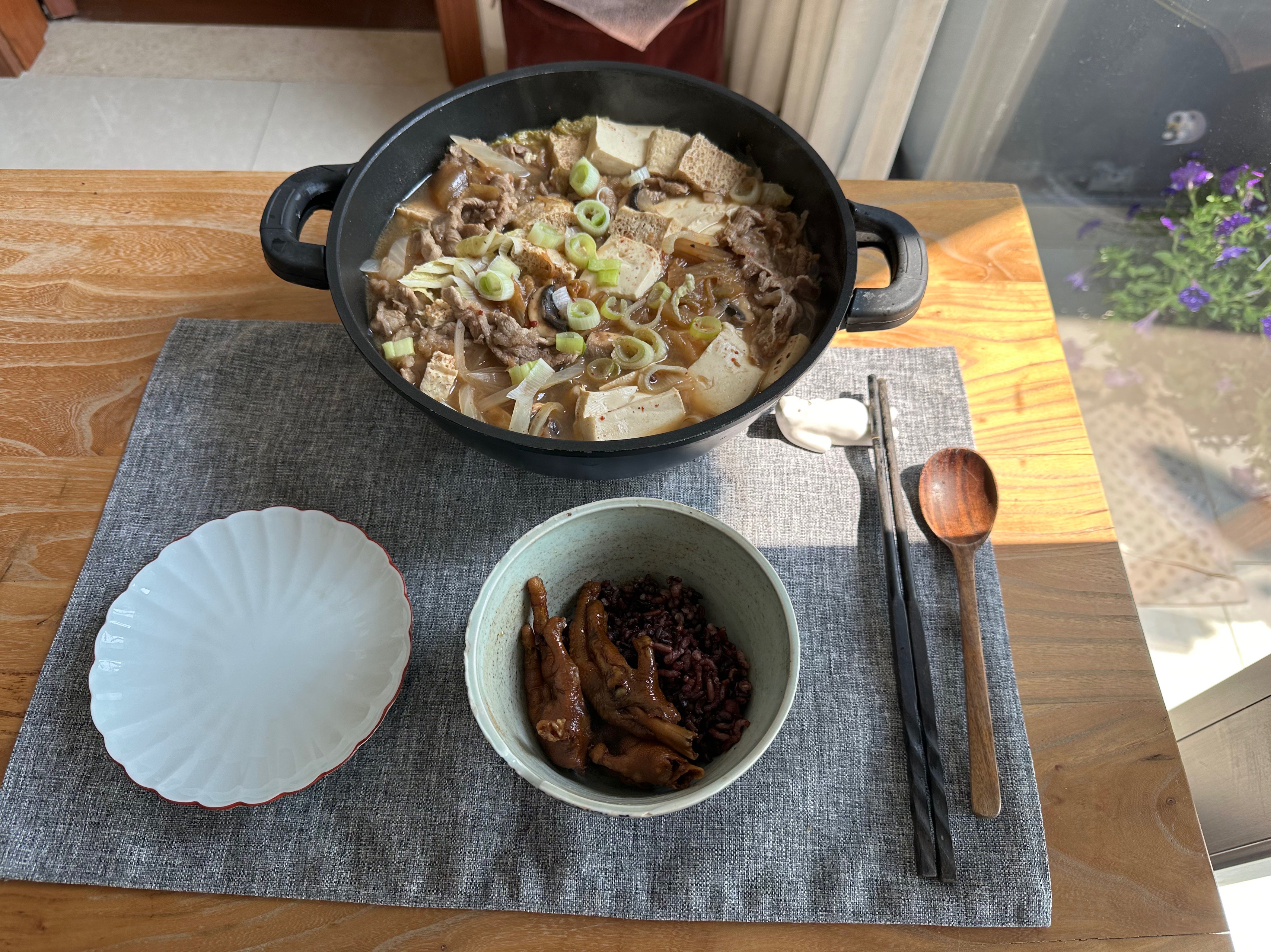 韩式 泡菜牛肉豆腐汤