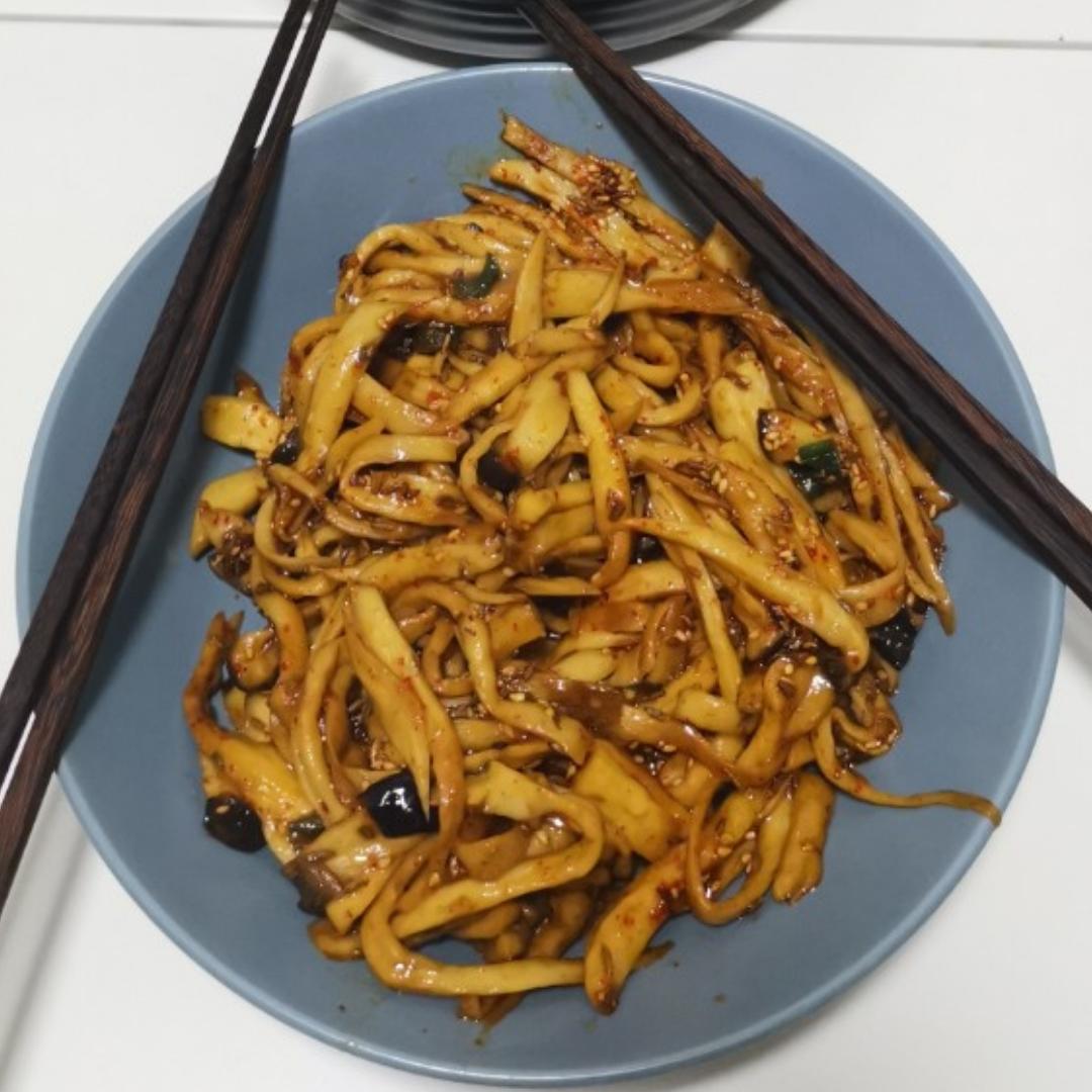 越嚼越香‼️比肉还要好吃👉干煸孜然杏鲍菇