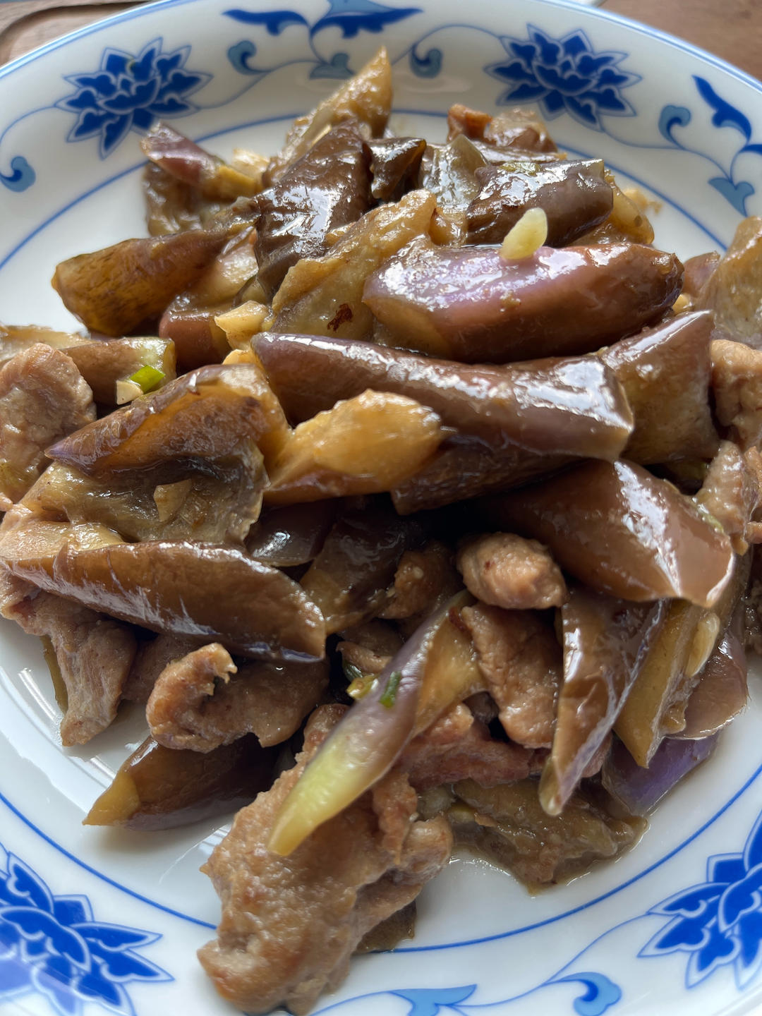 少油版茄子炒肉