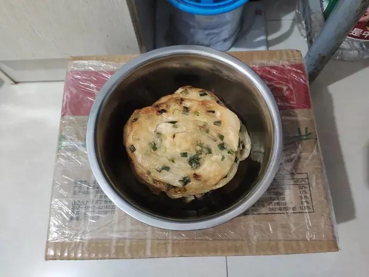 饺子皮葱油饼