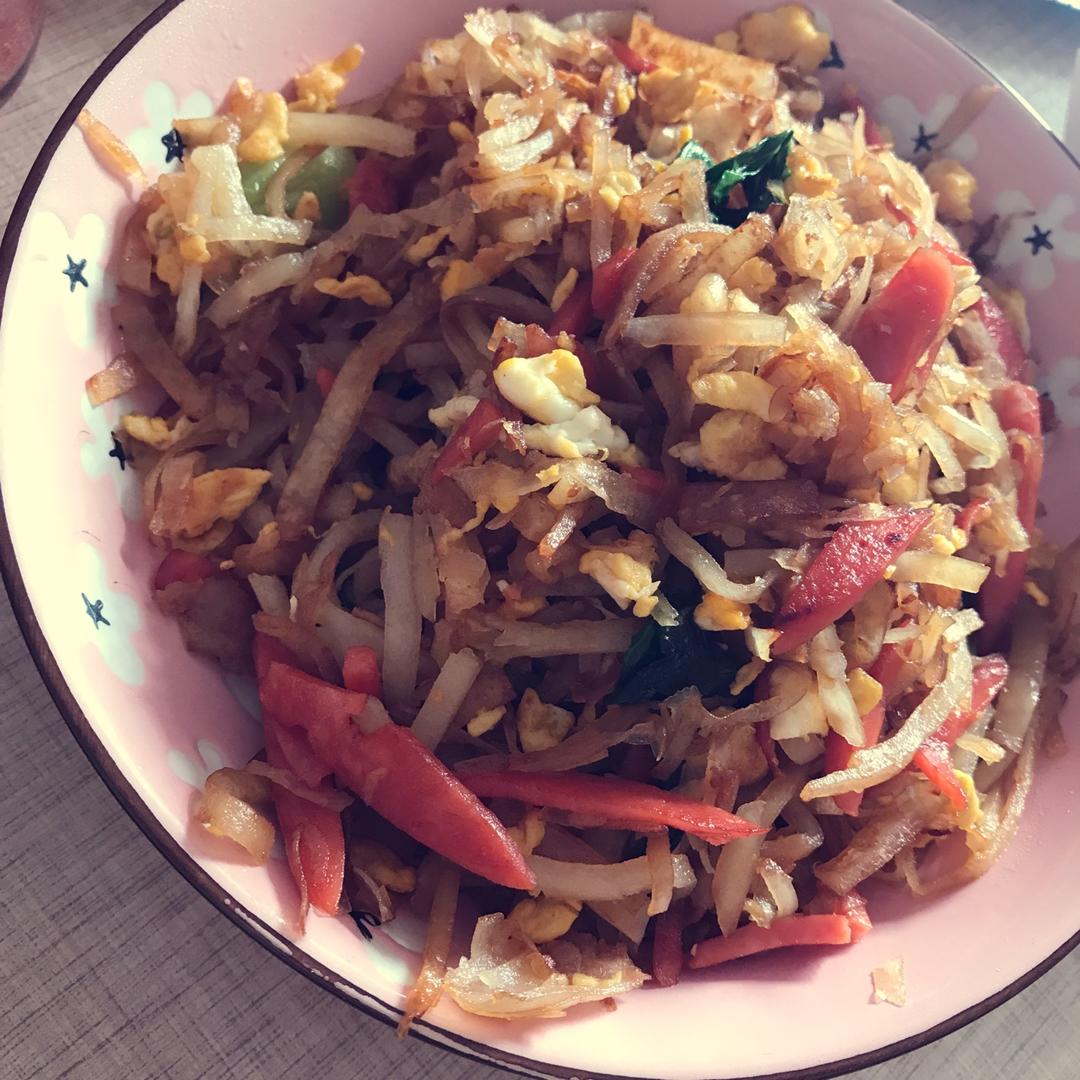 老北京素炒饼(肉炒饼)