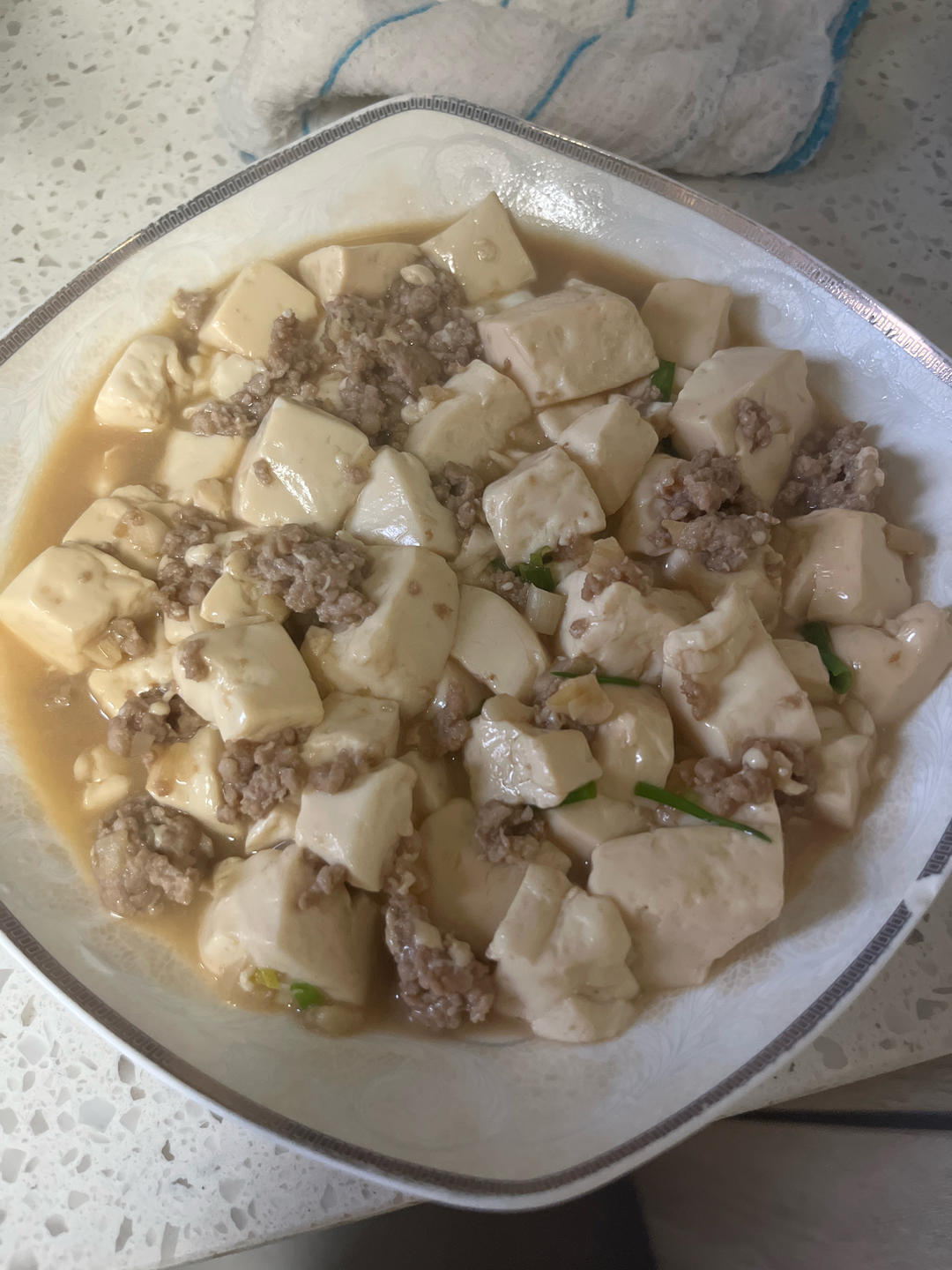 肉末嫩豆腐｜嫩滑口感爽口！这道快手菜超级下饭！！（减脂少油版）