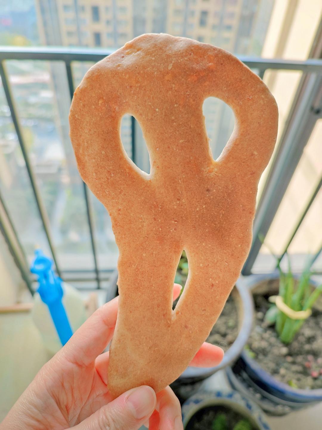 万圣节骷髅面包和幽灵面包
