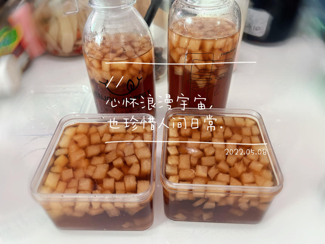 罗汉果雪梨冻清火润肺