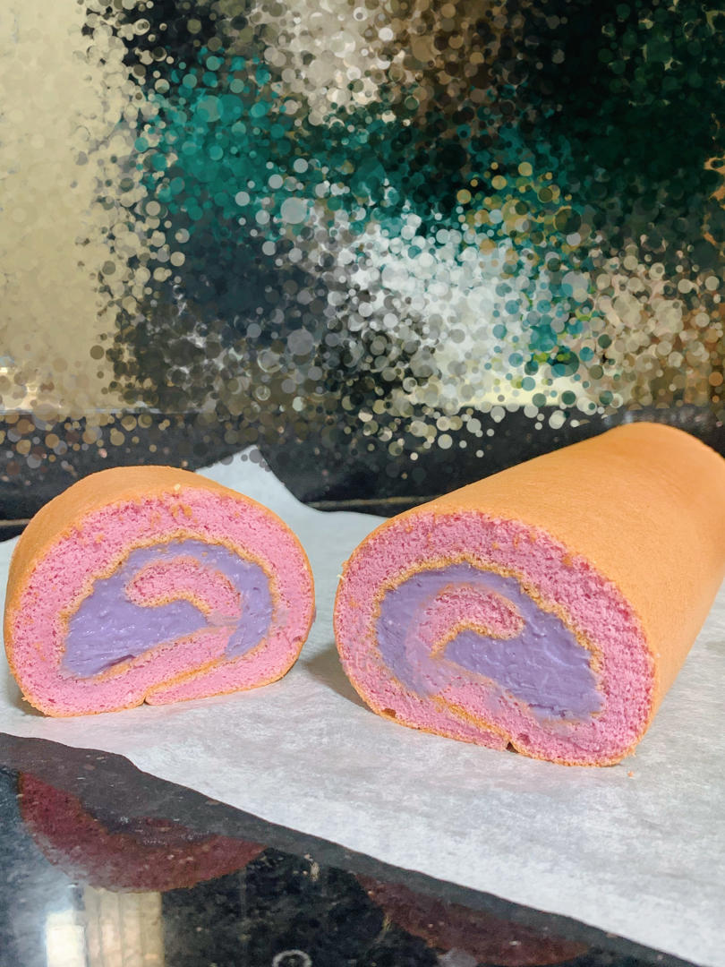 芋泥控不容错过的芋泥蛋糕卷