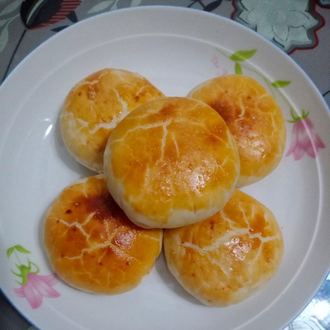 酥皮绿豆饼   酥得掉渣渣