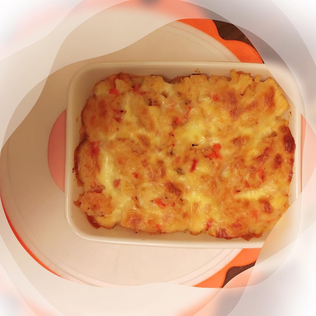 番茄鸡肉浓情焗饭【两人份】