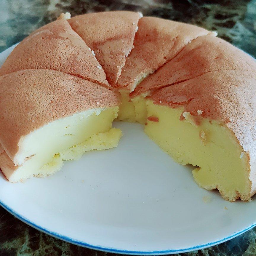 自创电饭煲做蛋糕