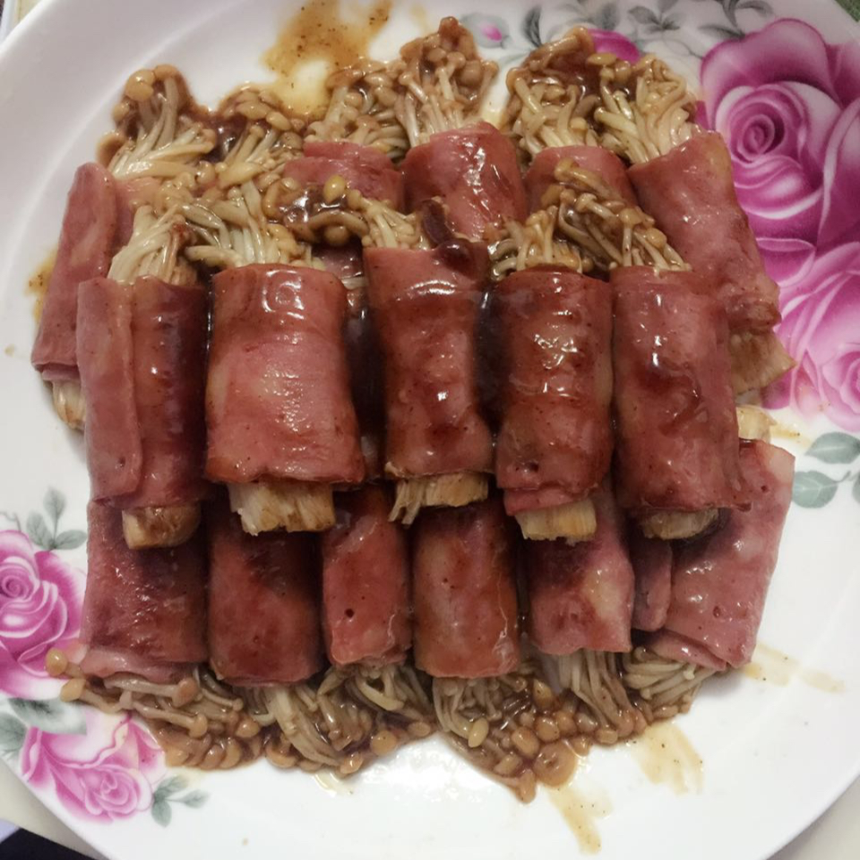 金针菇培根卷
