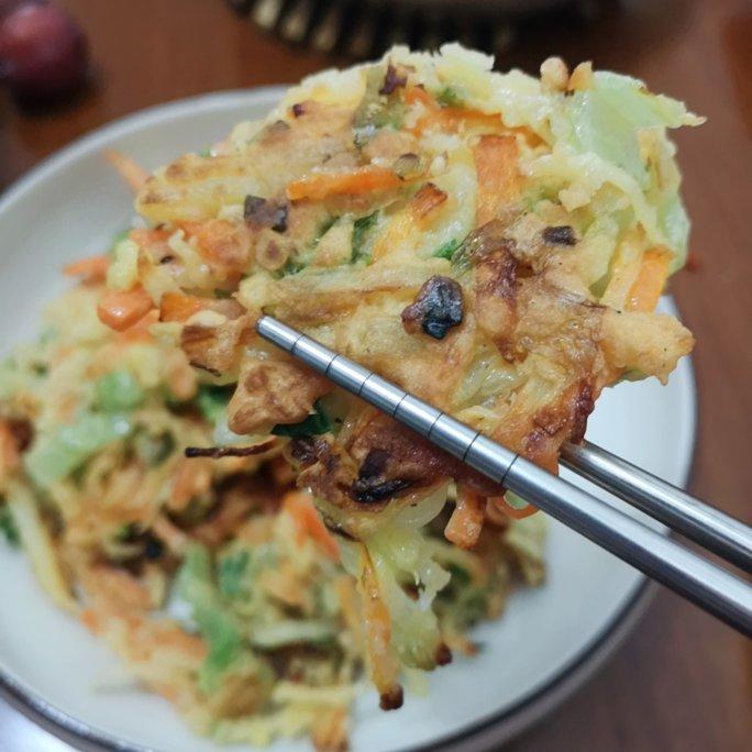 土豆红萝卜丝饼