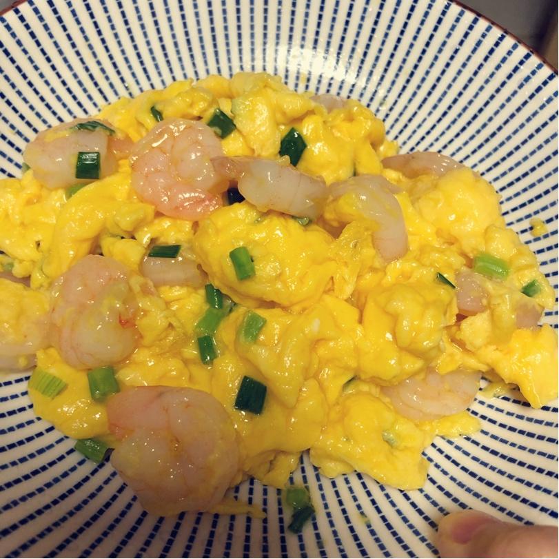 虾仁滑炒鸡蛋