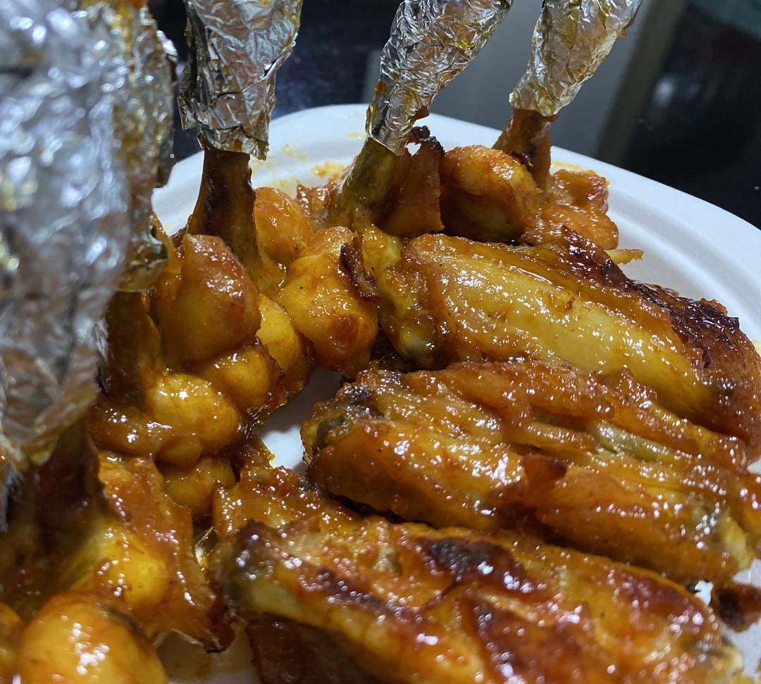 有颜值的奥尔良烤鸡翅根