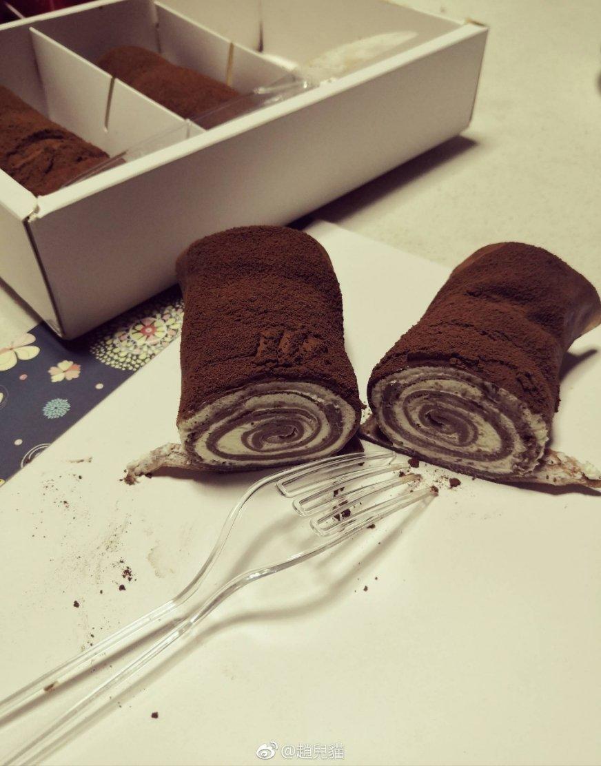 抹茶毛巾卷