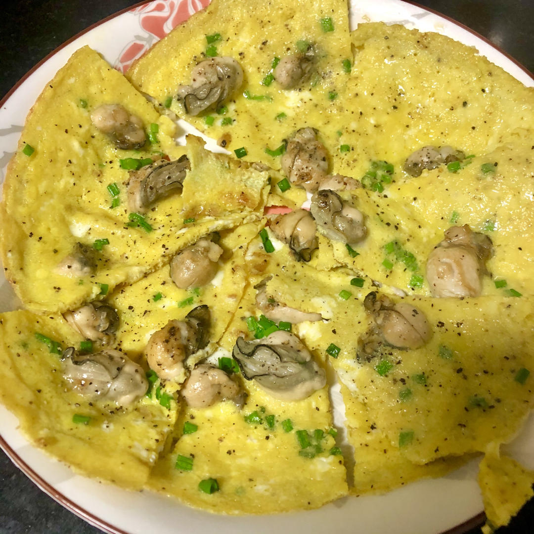 家常生蚝（蚝仔）煎蛋